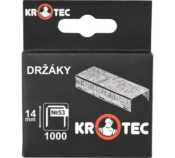 Изображение товара Скобы для степлера KROTEC Тип 53, 14 мм 4302005