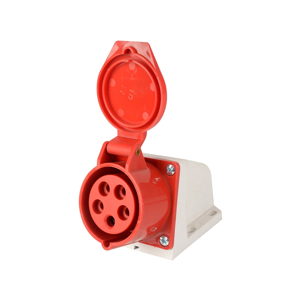 Изображение товара Розетка кабельная стационарная 3Р+РЕ+N IP44 16А 380В Розетка HLT 115