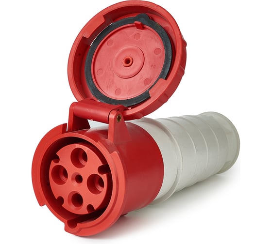 Изображение товара Розетка HLT 234 переносная 3Р+РЕ 63А 380В IP54 (2шт./уп.) 083-03-28