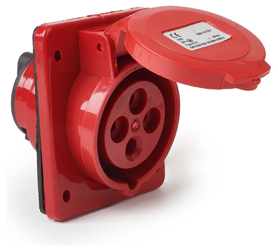 Изображение товара Розетка HLT 414 скрытая 3Р+РЕ 16А 380В IP44 (10шт./уп.) 083-03-31