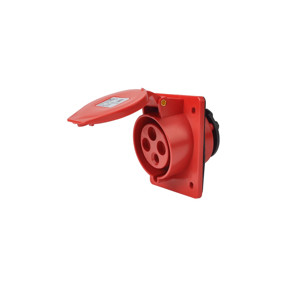 Изображение товара Механическая кабельная розетка HLT 424 3Р+РЕ 32А IP44 для скрытого монтажа