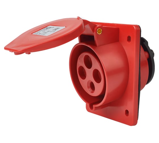 Изображение товара Розетка HLT 424 скрытая 3Р+РЕ 32А 380В IP44 (10шт./уп.) 083-03-34