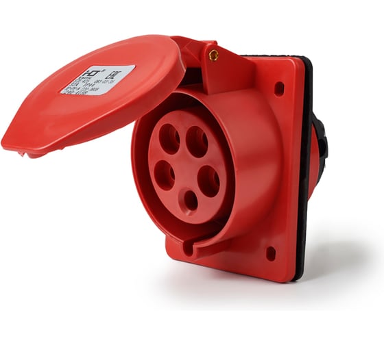 Изображение товара Розетка HLT 425 скрытая 3Р+РЕ+N 32А 380В IP44 (10шт./уп.) 083-03-35