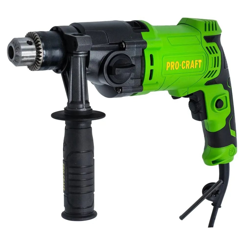 Изображение товара Ударная дрель PROCRAFT PS1700/2 1100 Вт, 0-3200 об/мин, 2 скорости