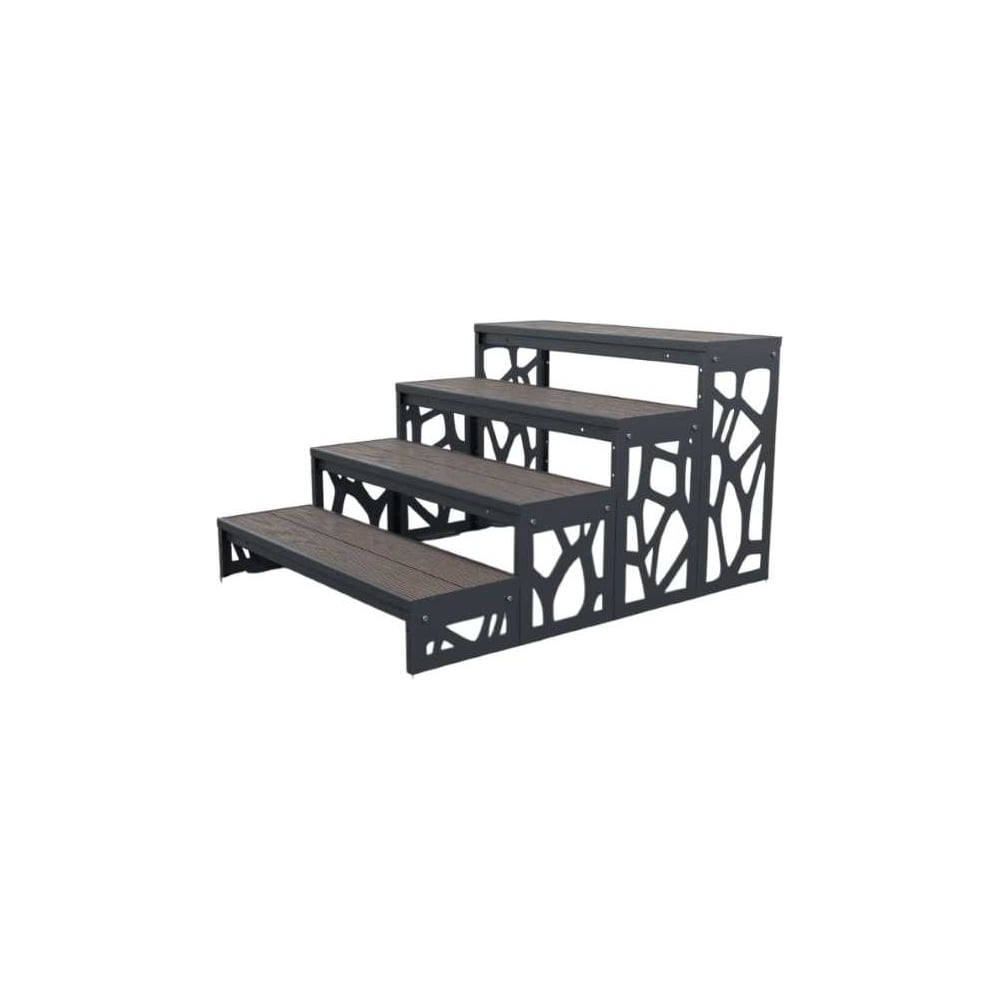 Изображение товара Крыльцо к дому АрсеналЪ 4 ступени Лофт ДПК серия ARSENAL AVANT модель AR18V6167O9-06