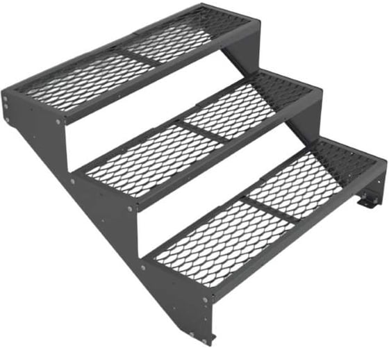 Изображение товара Крыльцо к дому АрсеналЪ 3 ступени ПВЛ (уличная лестница, приступок) серия ARSENAL AVANT мод. . AR18V3447O9-06