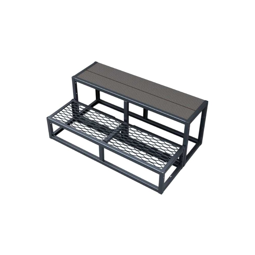 Изображение товара Крыльцо к дому АрсеналЪ 2 ступени Универсал с ПВЛ и ДПК серия ARSENAL AVANT модель AR18W7177O9-06