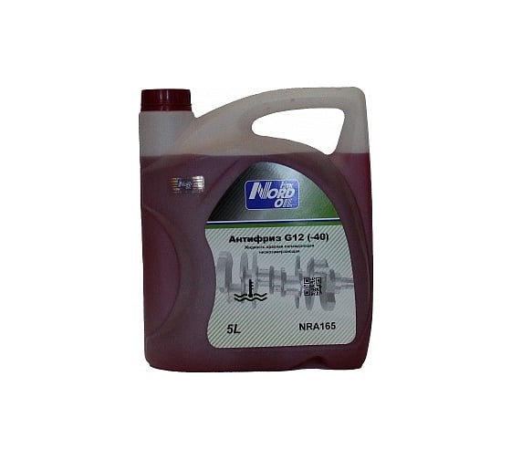Изображение товара Антифриз NORD (10кг) OIL G12 красный (-40) NRA164