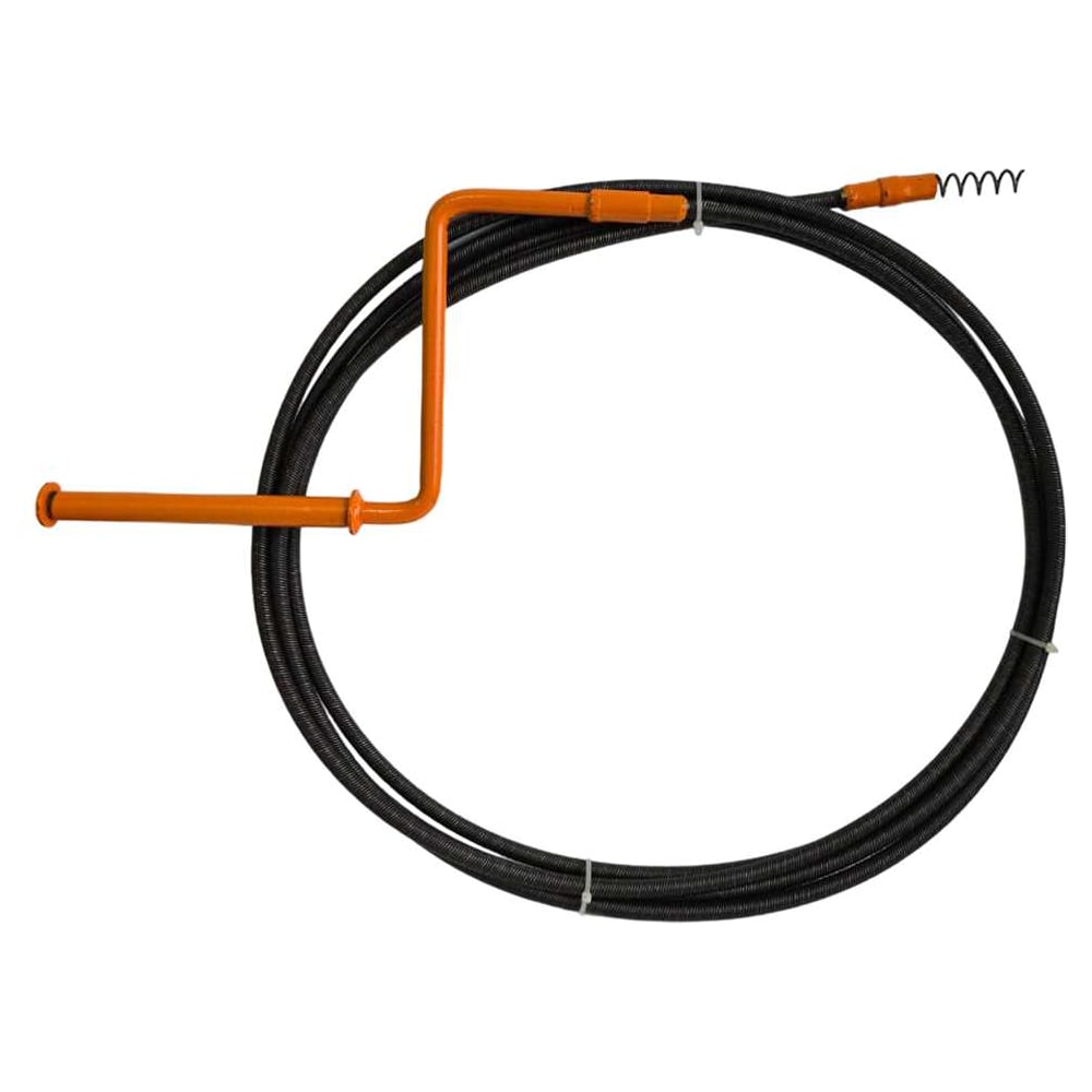 Изображение товара Сантехнический трос ВИБРОМАШ с крючком и Z-ручкой, 14 мм, 15 м