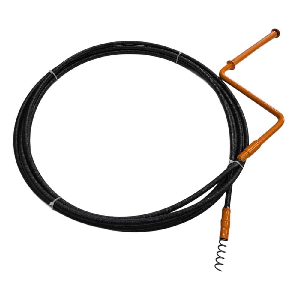 Изображение товара Трос сантехнический ВИБРОМАШ с насадкой крючок-зацеп 16 мм 20 м