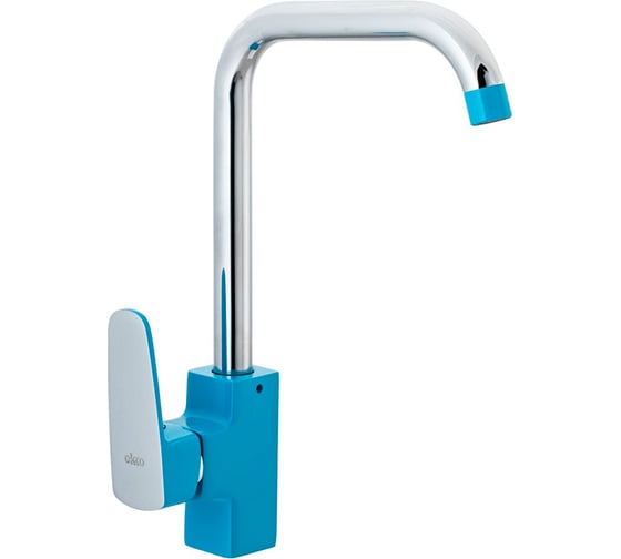 Изображение товара Смеситель для кухни Ekko с гайкой, синий E40304