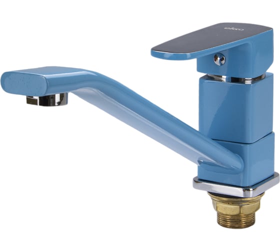 Изображение товара Смеситель для кухни Ekko с гайкой, синий E49304