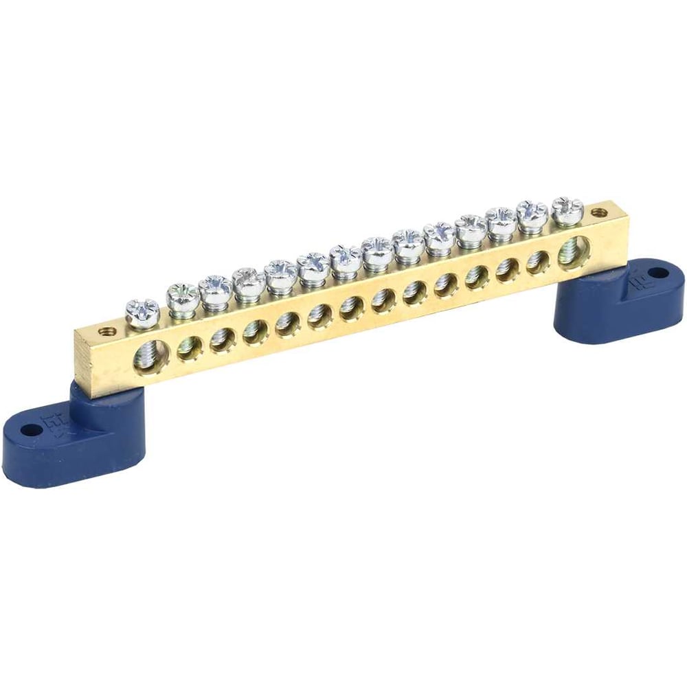 Изображение товара Шина IEK N ноль на двух угловых изоляторах ШНИ-8x12-14-У2-С YNN10-812-14C2-K07