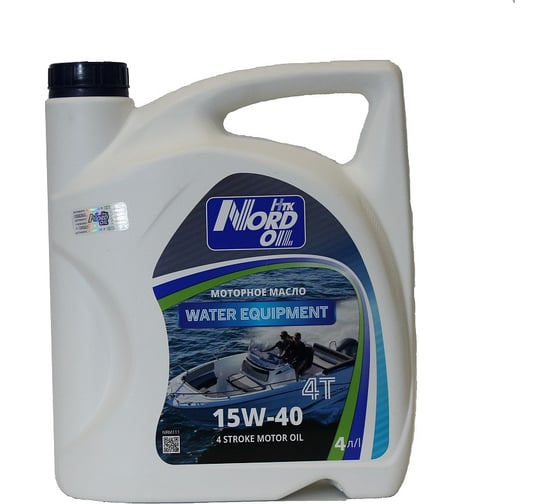 Изображение товара Масло NORD (4л) OIL WATER EQUIPMENT 15W-40 SyntS (подвесные) NRM111