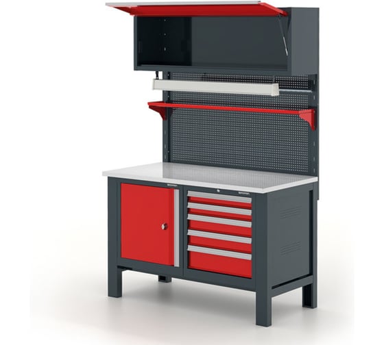 Изображение товара Верстак двухтумбовый FERRUM Premium 1310x640x1950h мм 11.3105/1-7016/3000