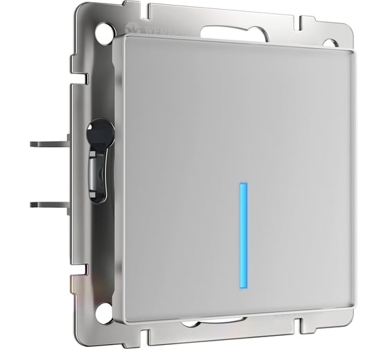 Изображение товара Умный сенсорный 1-клавишный выключатель WERKEL W4510606 серебряный a048323