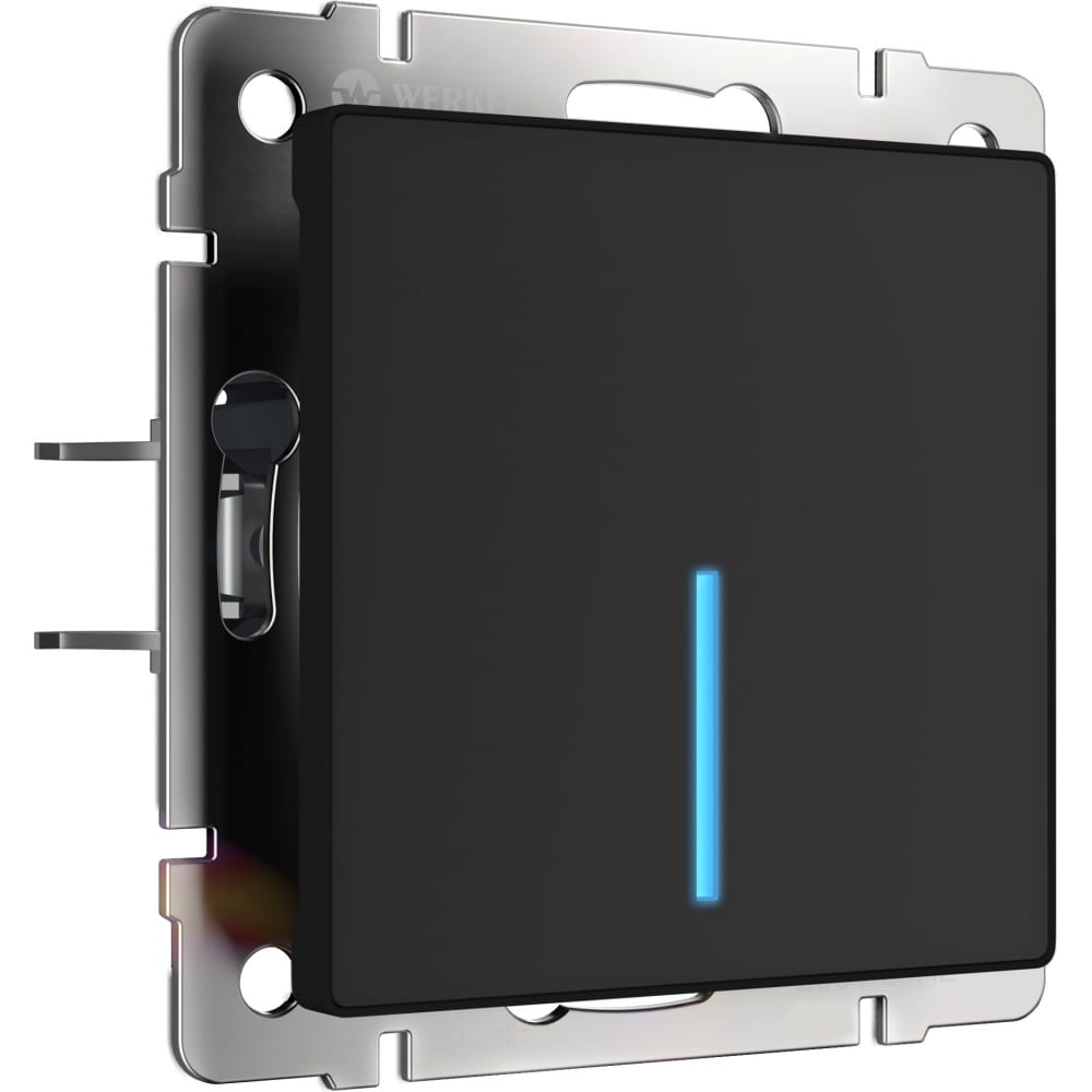 Сенсорный одноклавишный выключатель WERKEL выключатель сенсорный 3п сп 4а 12 24в 48вт 0% 50% 100% бел jazzway 1035783