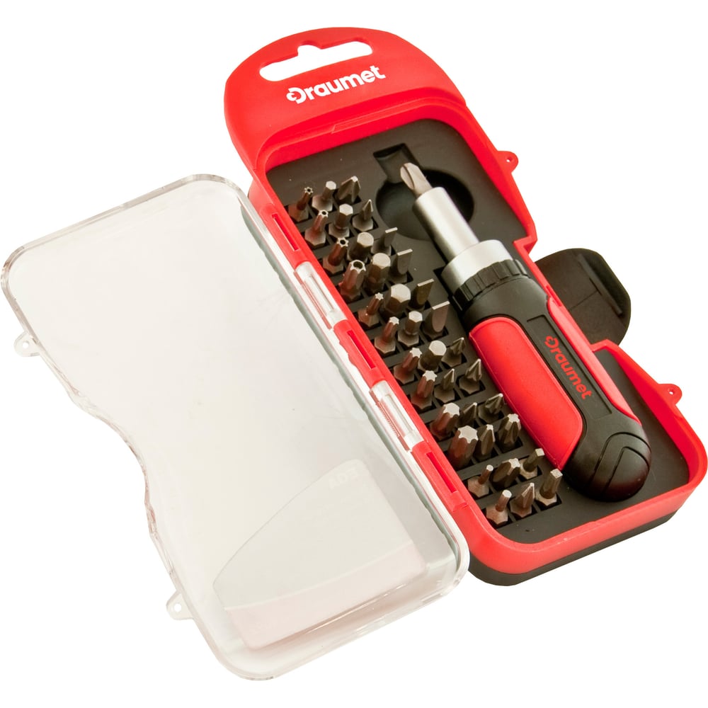 Изображение товара Отвертка с битами DRAUMET 38 элементов набор универсальный для домашнего и профессионального исполь