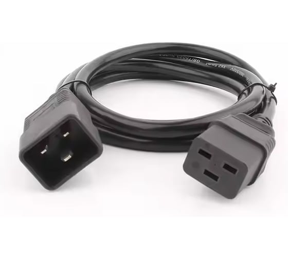 Изображение товара Шнур сетевой REXANT IEC 320 C19 – IEC 320 C20 3x1,5мм², длина 5м 04-2743