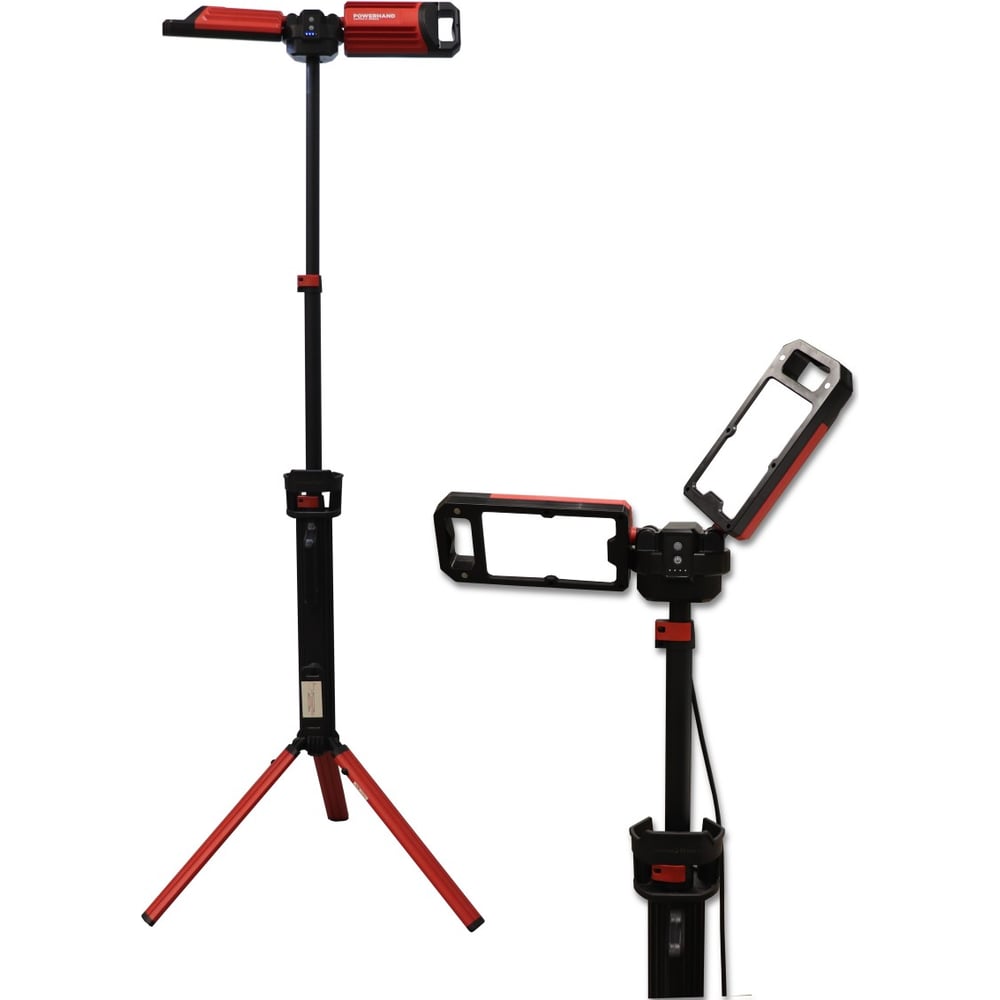 Изображение товара Прожектор на штативе SERENKO SIN-100.2185 складной под сеть и аккумулятор