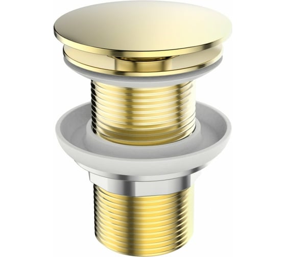 Изображение товара Донный клапан BELBAGNO с системой клик-клак, без перелива, золото BB-SC-ORO