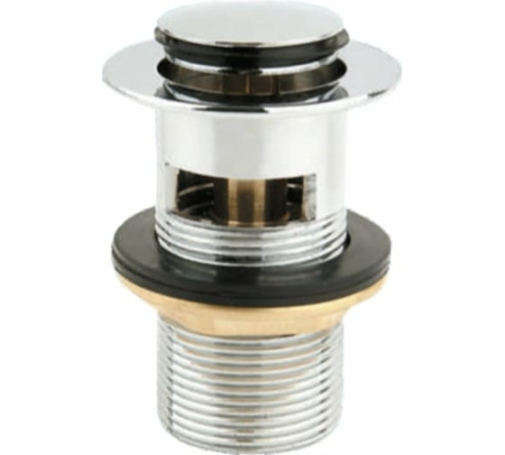 Изображение товара Донный клапан BELBAGNO с системой клик-клак, с переливом BB-PCU-06-CRM