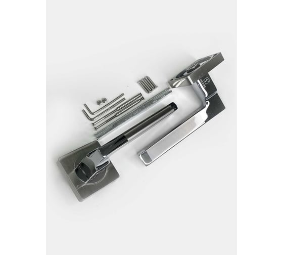 Изображение товара Ручка на раздельном основании VЕTTORE R06.031 SN/CP, white box,no logo, 110 кв., сатин/хром 20241