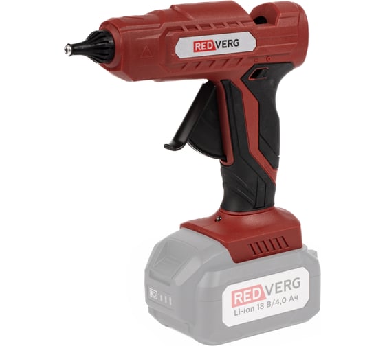 Изображение товара Пистолет клеевой аккумуляторный REDVERG RD-GG18/U без акк, без з/у 00006685441