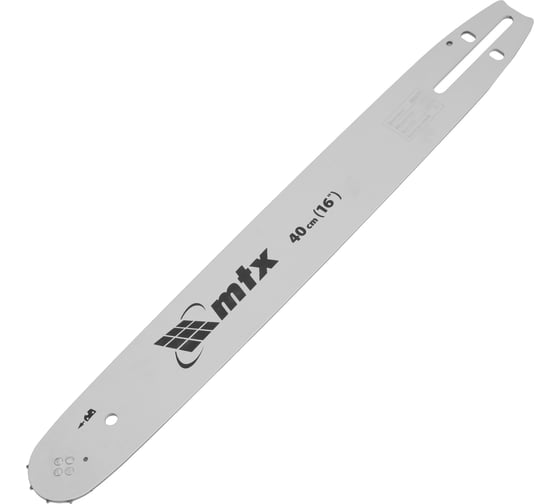 Изображение товара Шина для бензопилы MTX 40 см (16), шаг 0.325, паз 1.5 мм, 64 звена 59816