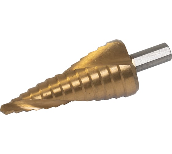 Изображение товара Сверло ступенчатое стандарт SKOLE (SS1) 4-39мм витое 1шт/уп SS1-439V