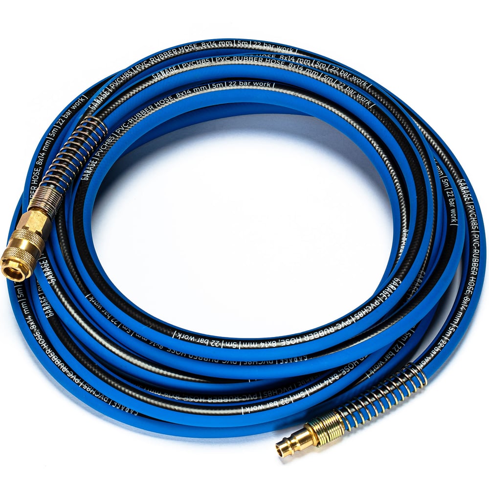 Изображение товара Шланг ПВХ армированный GARAGE 8/14 мм 5 м для воды и орошения