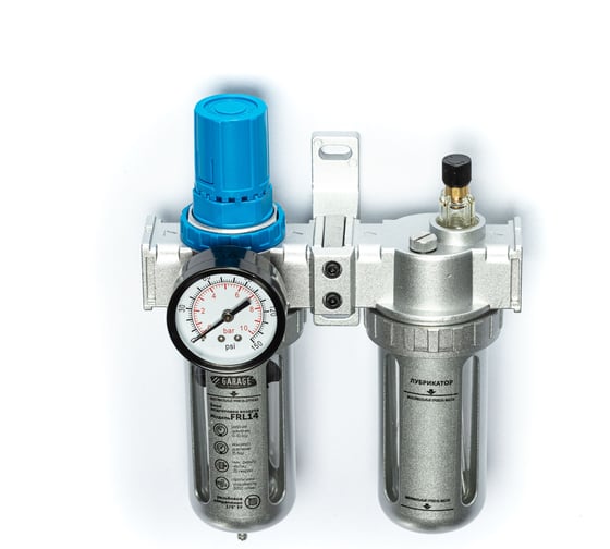 Изображение товара Блок подготовки воздуха с регулятором давления и маслораспылителем GARAGE 1/4 8910630