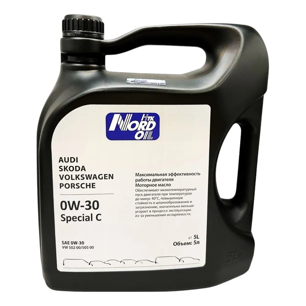 Изображение товара Масло NORD 0W-30 OIL 5л для дизельных авто VW Audi Skoda синтетика