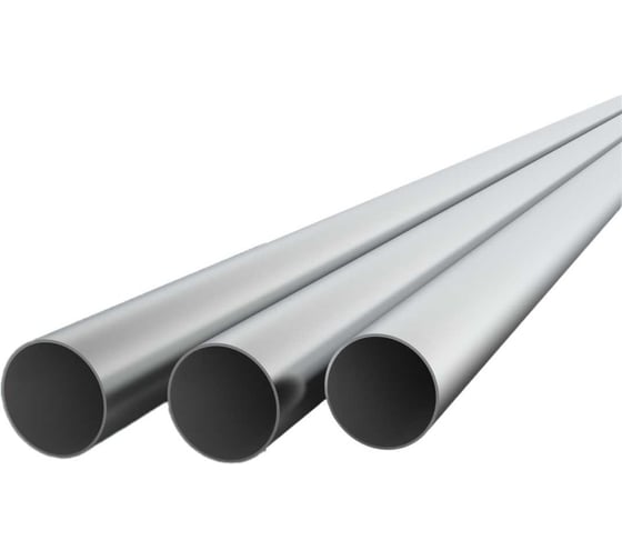 Изображение товара Труба круглая алюминиевая Диал 2000 мм х 20 мм x 1.5 мм, 3 штуки в комплекте 4687206814851