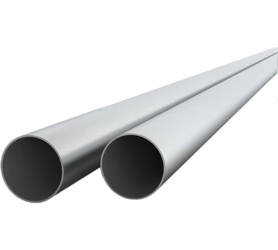 Изображение товара Труба круглая алюминиевая Диал 3000 мм х 30 мм x 1 мм, 2 штуки в комплекте 4687206819795
