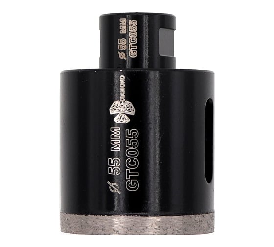 Изображение товара Коронка алмазная по керамограниту TRIO-DIAMOND 55 мм, m14, Grand Top Clean, GTC055