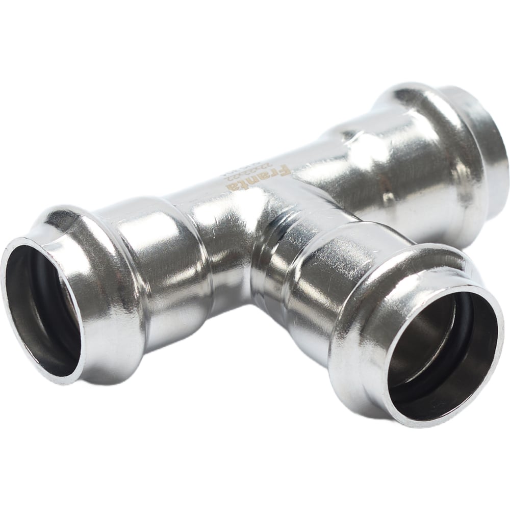 Изображение товара Тройник равнопроходной FRANTA ВПр 22 из нержавеющей стали SUS 304, 2 шт