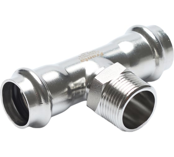 Изображение товара Тройник-переходник FRANTA ВПр-НР, 35хG1 1/4, из нержавеющей стали SUS 304, V23351140G