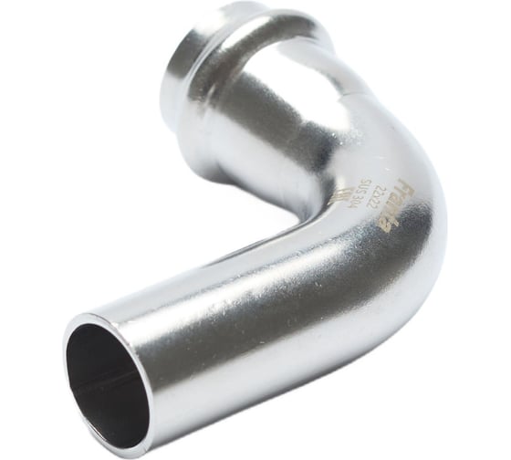 Изображение товара Угольник однораструбный FRANTA 90 ВПр-НПр, 54, из нержавеющей стали SUS 304, V65400000