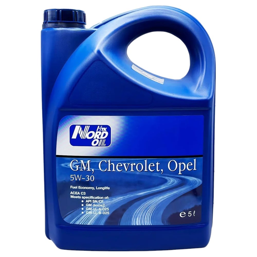 Изображение товара Масло моторное NORD 5W-30 синтетическое 5л для легковых и дизельных авто