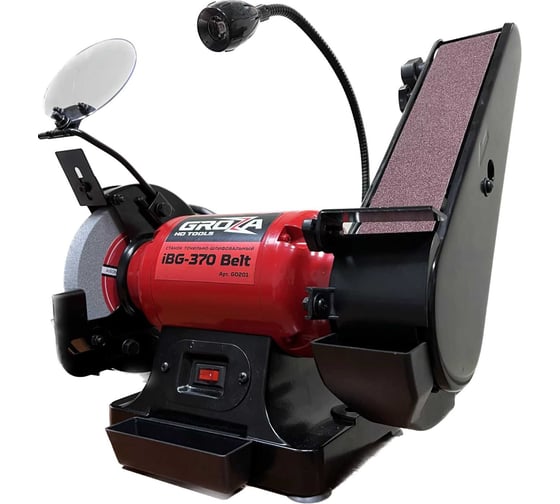 Изображение товара Точильно-шлифовальный станок Grozatools iBG-370 belt G0201