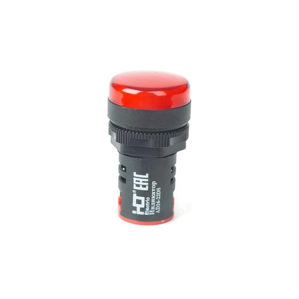 Изображение товара Лампа HLT AD16-22DS (LED) матрица d22мм красный 110В IP40 (10шт./уп) 085-06-23