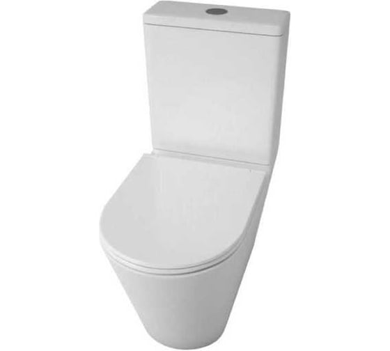 Изображение товара Унитаз напольный Maretti Florenza безободковый, с микролифтом, белый FL10MNBM17-844