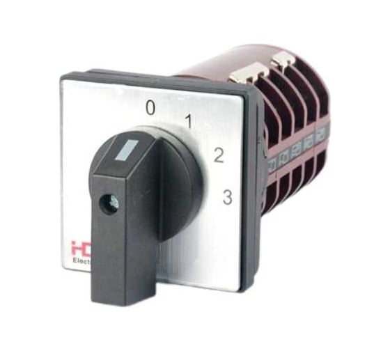 Изображение товара Переключатель кулачковый HLT ПК-1-103 32А 3P 0-1-2-3 IP20 085-21-009