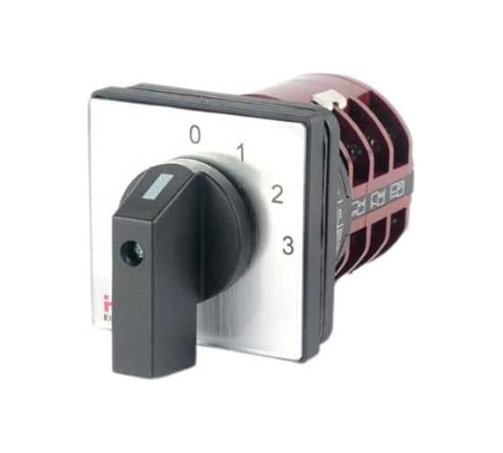 Изображение товара Переключатель кулачковый HLT ПК-1-102 32А 2P 0-1-2-3 IP65 085-21-015