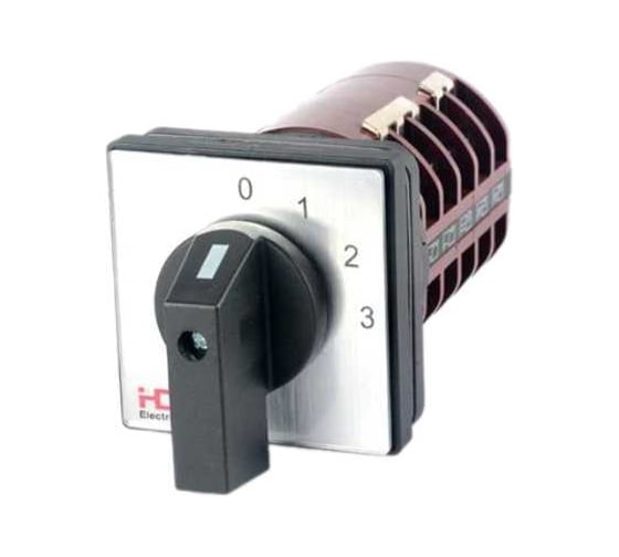 Изображение товара Переключатель кулачковый HLT ПК-1-103 32А 3P 0-1-2-3 IP65 085-21-018