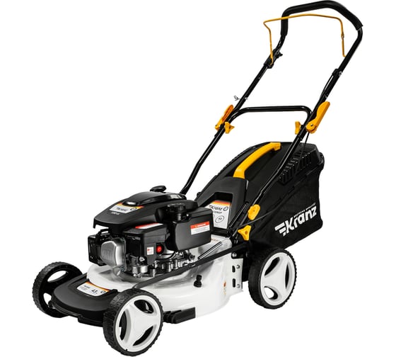 Изображение товара Газонокосилка бензиновая Kranz KR-430NSP несамоходная, 150см3, 43см KR-16-1235