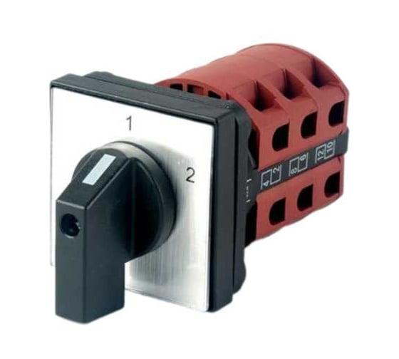 Изображение товара Переключатель кулачковый HLT ПК-1-53 63А 3P 1-2 IP20 085-21-056