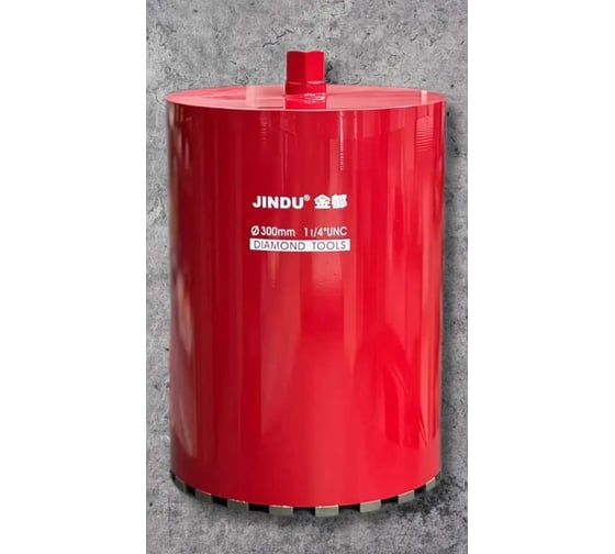 Изображение товара Коронка алмазного сверления JINDU 300x400 (1 1/4) 047256