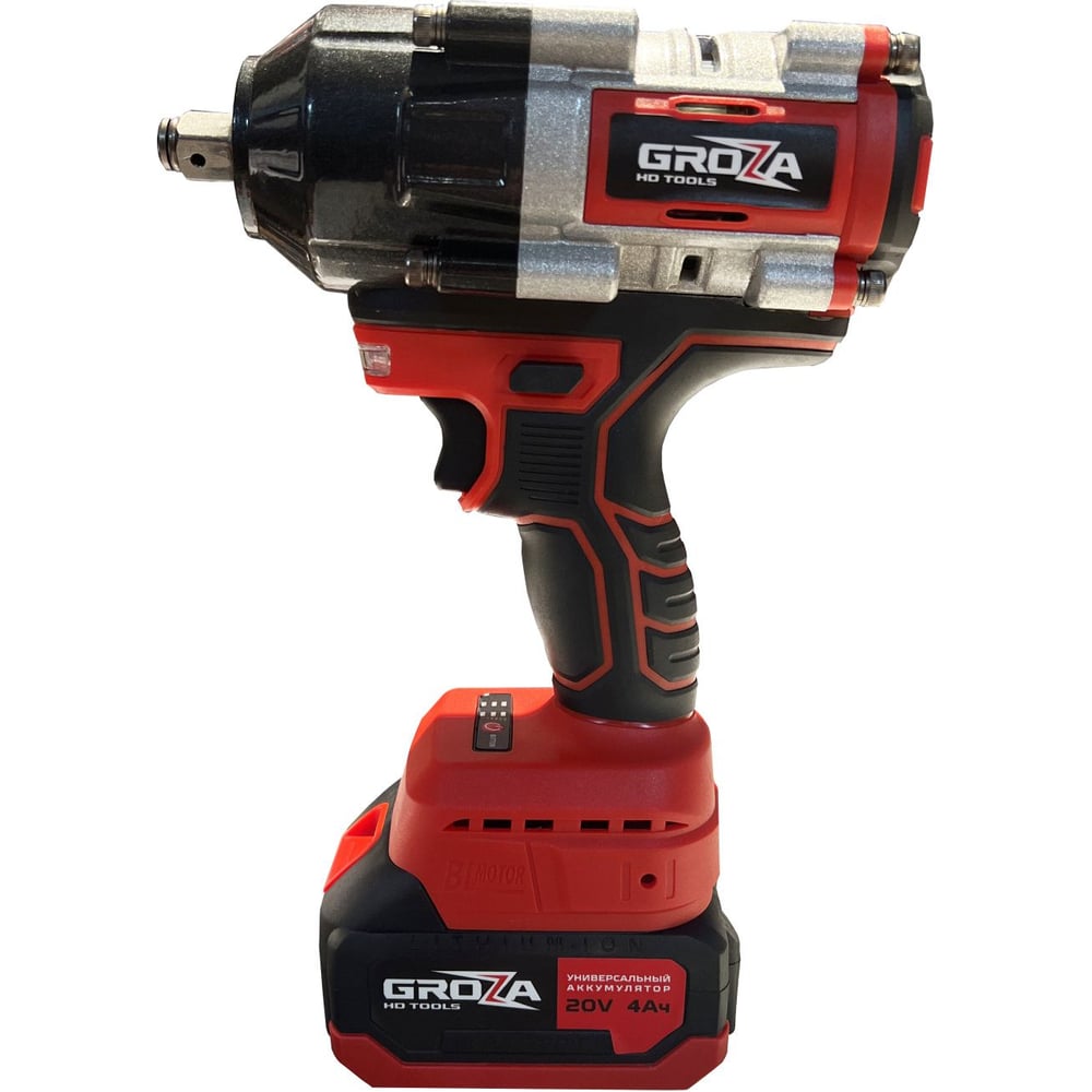 Изображение товара Аккумуляторный гайковерт Grozatools iBW-800 Torque G0202, 20 В, 900 Нм, профессиональный
